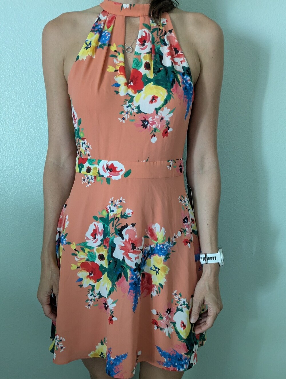 Express Floral Print Dress
